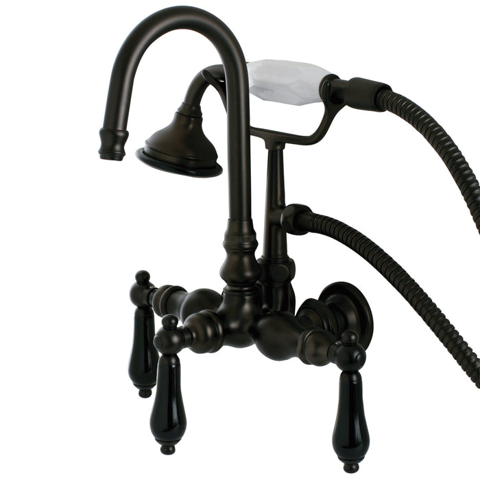 Aqua Vintage AE7T5PKL Duchess Wall Mount Clawfoot Tub Faucet, Oil Rubbed Bronze