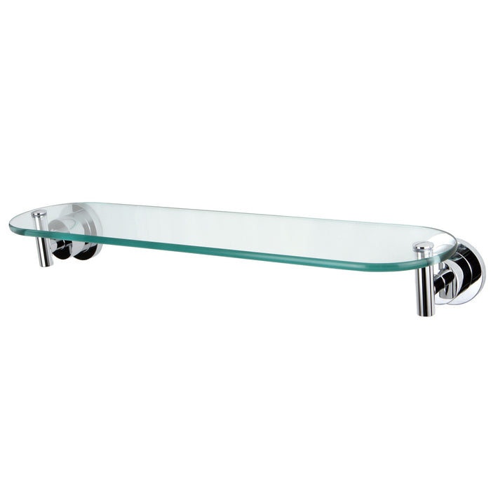 Kingston Brass BA8219C Concord Cosmetic Glass Shelf, Polished Chrome