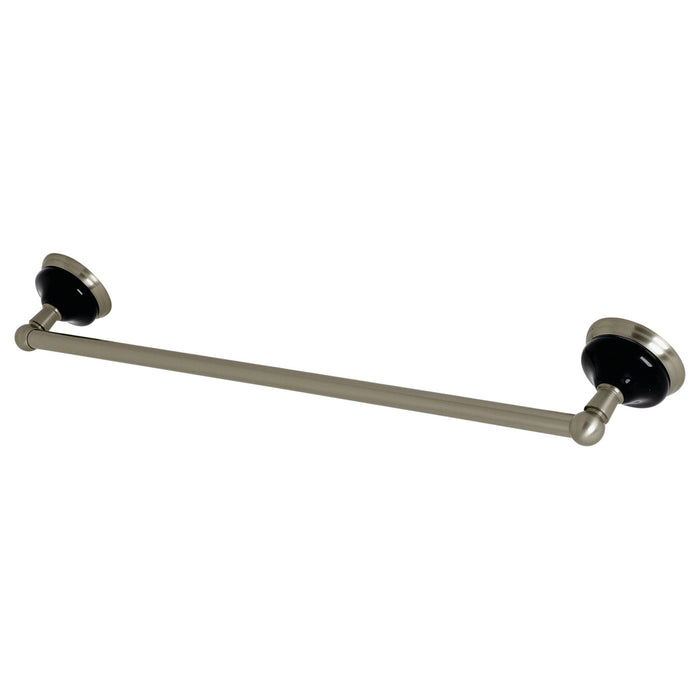 Kingston Brass BA9112BN Water Onyx 18 in. Towel Bar, Brushed Nickel