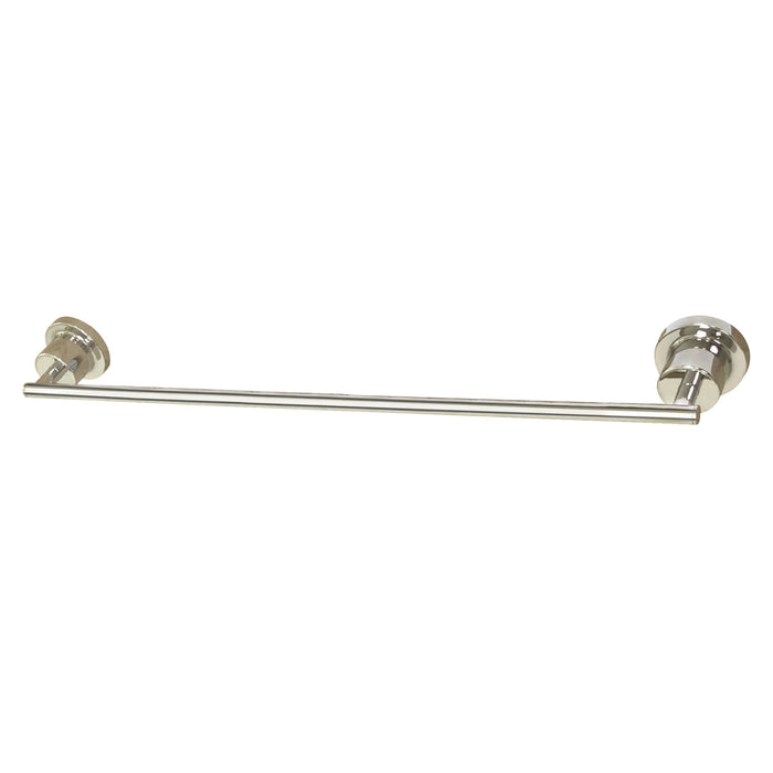 Kingston Brass BAH8211PN Concord 24-Inch Single Towel Bar, Polished Nickel