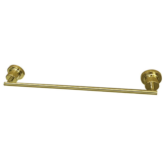 Kingston Brass BAH8212PB Concord 18-Inch Single Towel Bar, Polished Brass