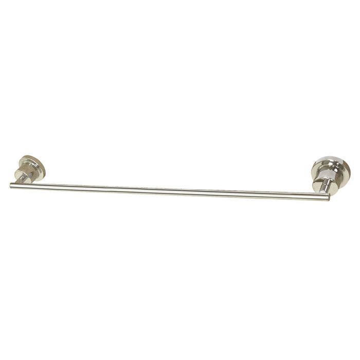 Kingston Brass BAH82130PN Concord 30-Inch Single Towel Bar, Polished Nickel