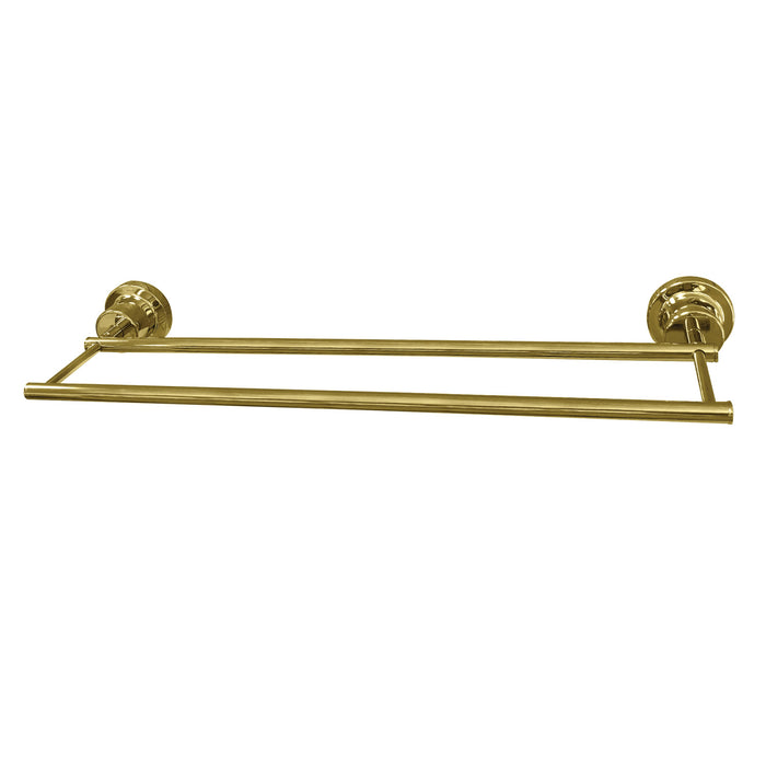 Kingston Brass BAH821318PB Concord 18-Inch Double Towel Bar, Polished Brass