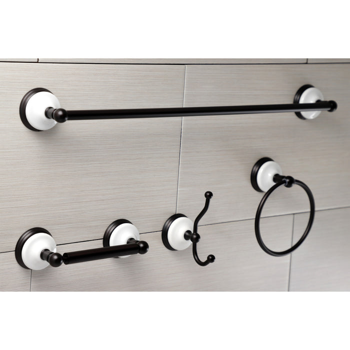 Kingston Brass BAK1111478ORB Victorian 4-Piece Bathroom Hardware, Oil Rubbed Bronze