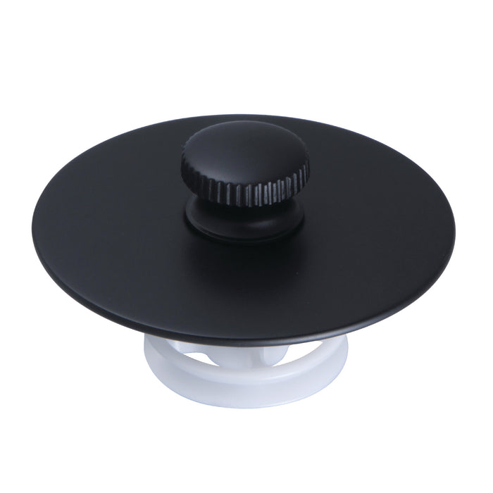 Kingston Brass DTL5304A0 Quick Cover-Up Tub Stopper, Matte Black