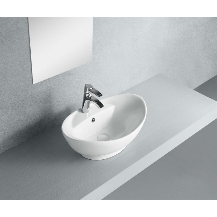 Fauceture EV4080 Harmon Vessel Sink, White