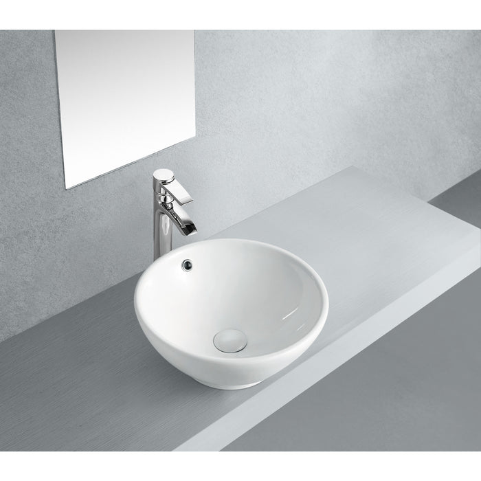 Fauceture EV4129 Perfection Vessel Sink, White