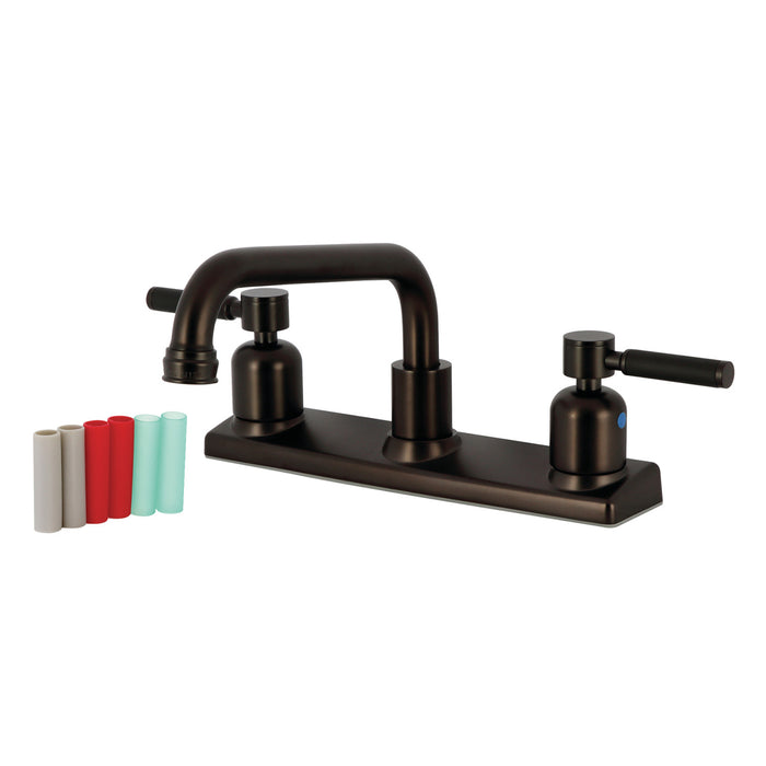 Kingston Brass FB2135DKL Kaiser 8-Inch Centerset Kitchen Faucet, Oil Rubbed Bronze