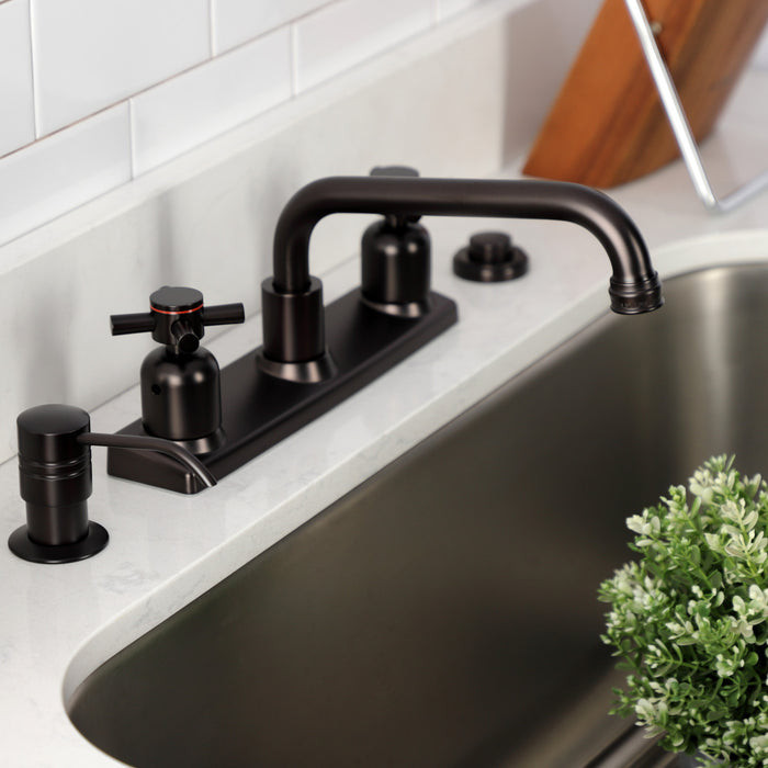 Kingston Brass FB2135DX Concord 8-Inch Centerset Kitchen Faucet, Oil Rubbed Bronze