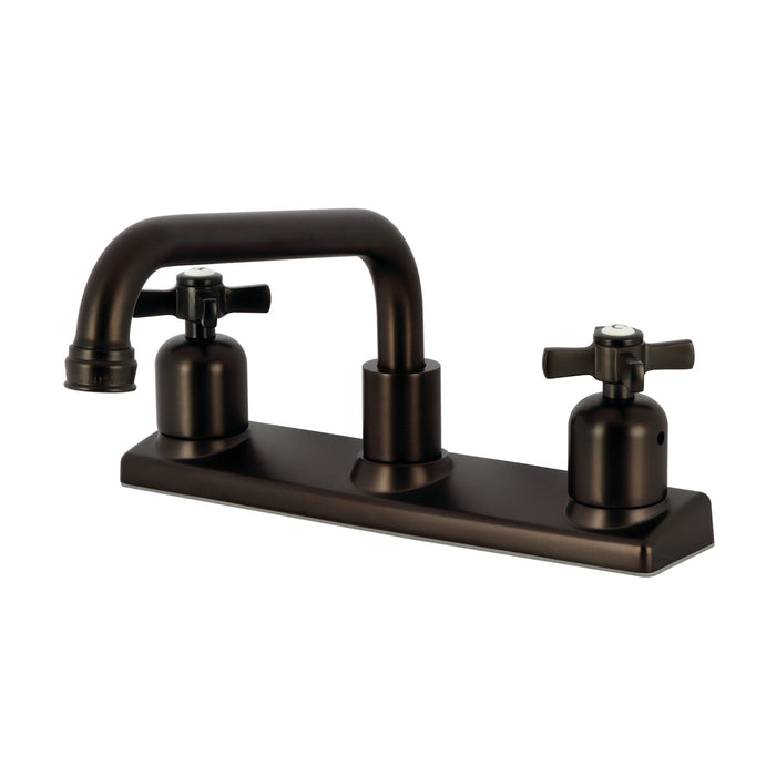 Kingston Brass FB2135ZX Millennium 8-Inch Centerset Kitchen Faucet, Oil Rubbed Bronze