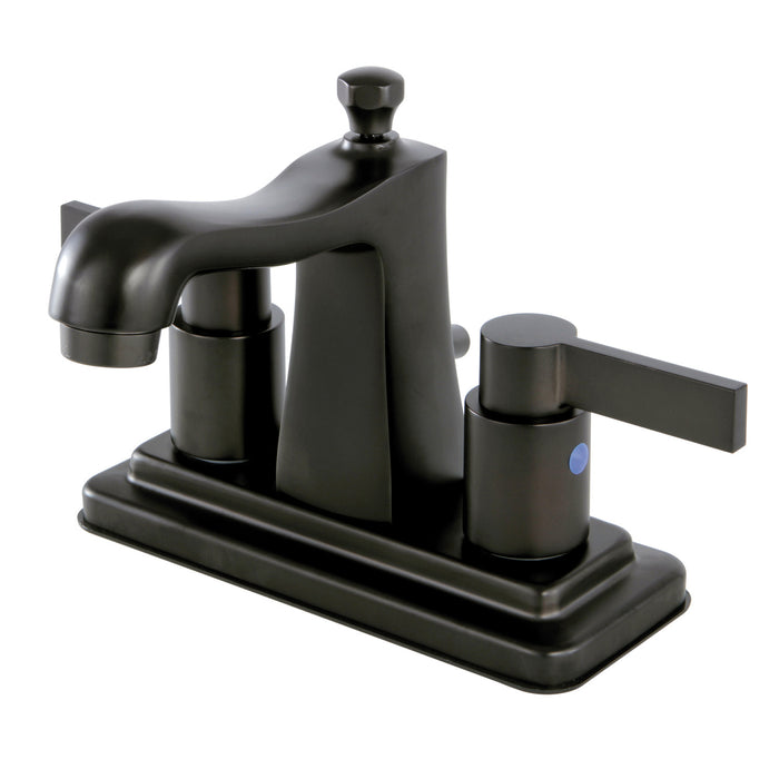 Kingston Brass FB4645NDL 4 in. Centerset Bathroom Faucet, Oil Rubbed Bronze