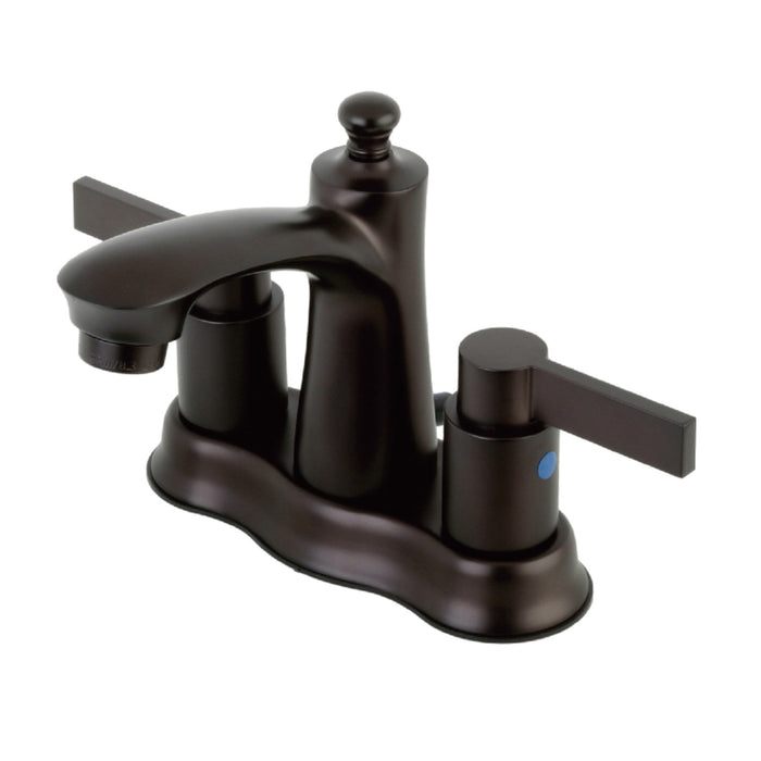 Kingston Brass FB7615NDL 4 in. Centerset Bathroom Faucet, Oil Rubbed Bronze