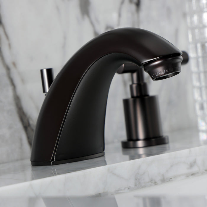 Kingston Brass FB8955CML Manhattan Widespread Bathroom Faucets with Pop-Up Drain, Oil Rubbed Bronze