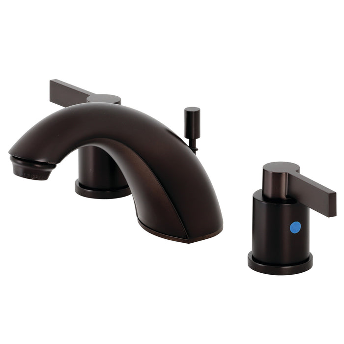 Kingston Brass FB8955NDL NuvoFusion Widespread Bathroom Faucet, Oil Rubbed Bronze