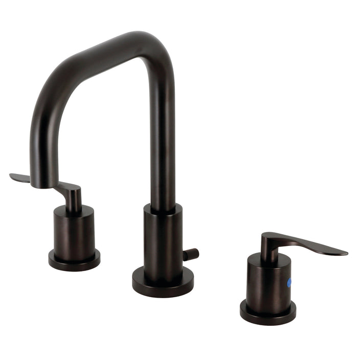 Kingston Brass FSC8935SVL Serena Widespread Bathroom Faucet with Pop-Up Drain, Oil Rubbed Bronze