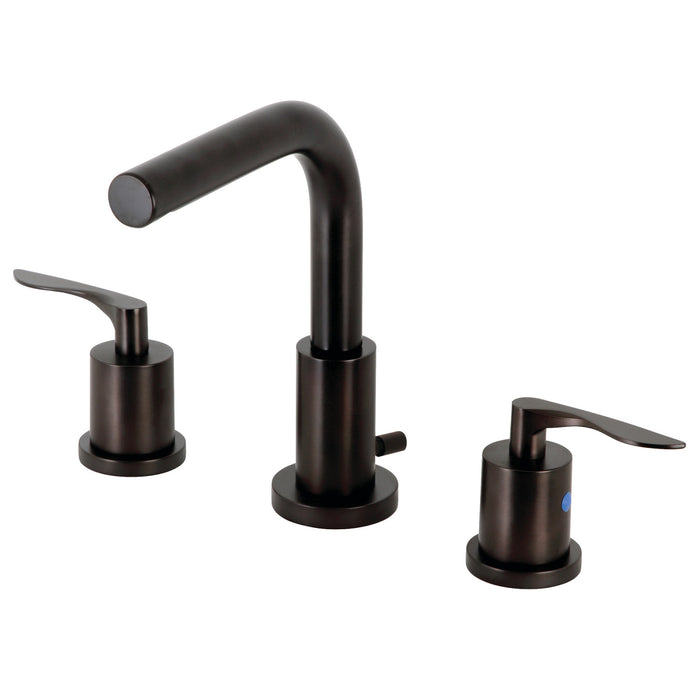 Kingston Brass FSC8955SVL Serena Widespread Bathroom Faucet with Pop-Up Drain, Oil Rubbed Bronze