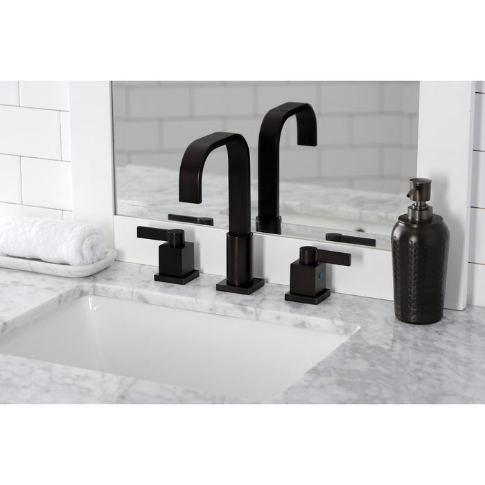 Fauceture FSC8965NQL Meridian Widespread Bathroom Faucet with Pop-Up Drain, Oil Rubbed Bronze