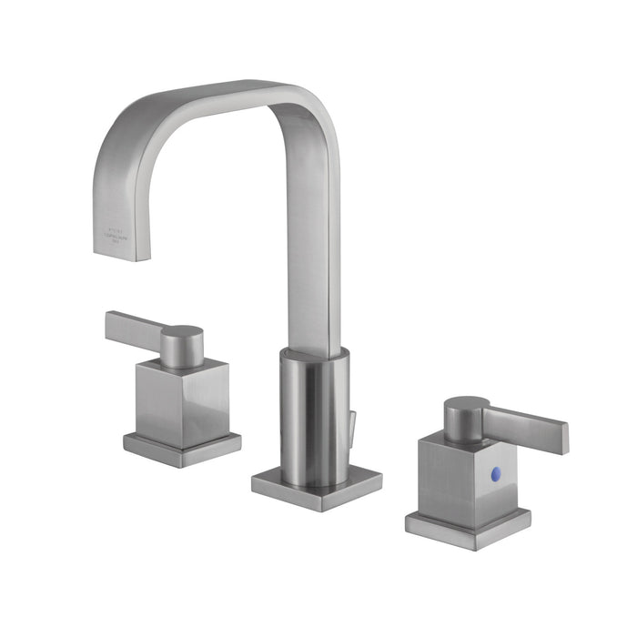 Fauceture FSC8968NQL Meridian Widespread Bathroom Faucet with Pop-Up Drain, Brushed Nickel