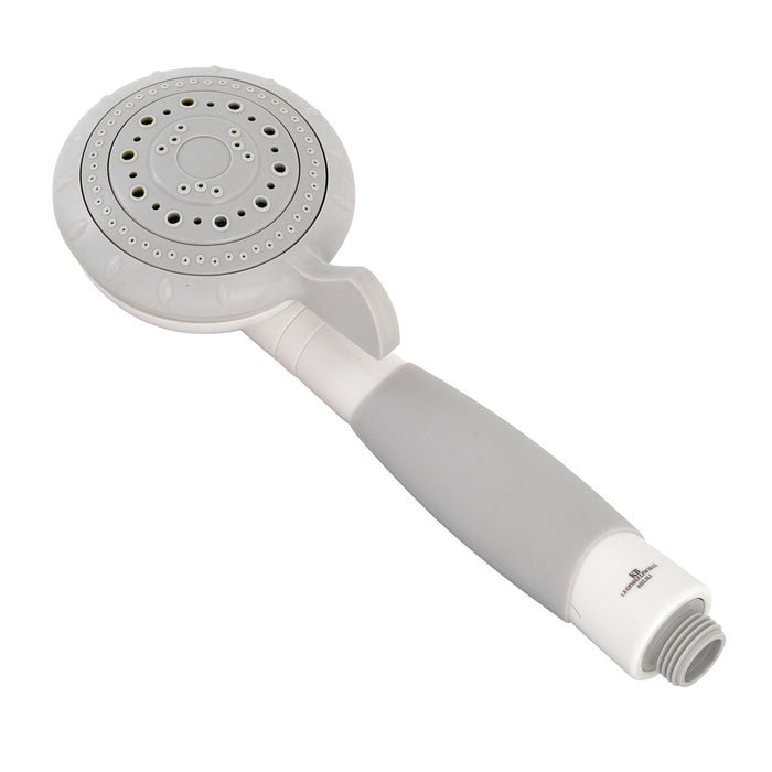 Kingston Brass K411AW Kaiser 4-Function Hand Shower, White/Grey