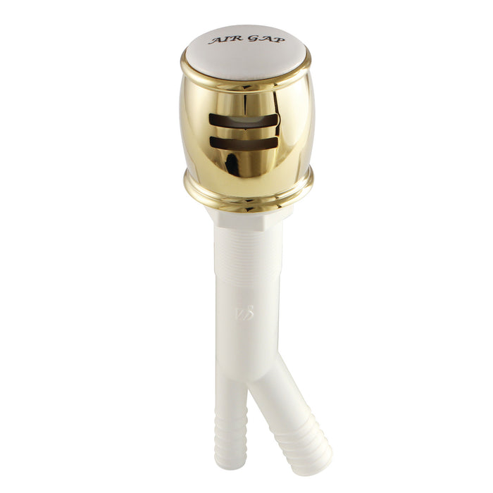 Kingston Brass K511PB Heritage Dishwasher Air Gap, Polished Brass