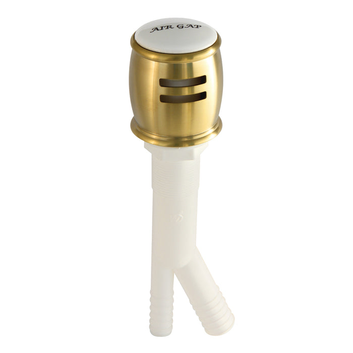 Kingston Brass K511SB Heritage Dishwasher Air Gap, Brushed Brass