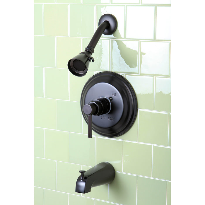 Kingston Brass KB2635DL Concord Pressure Balance Tub and Shower Faucet, Oil Rubbed Bronze