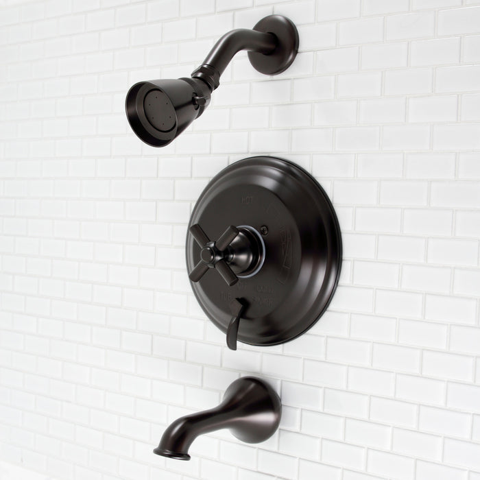 Kingston Brass KB36350EX Single-Handle Tub and Shower Faucet, Oil Rubbed Bronze