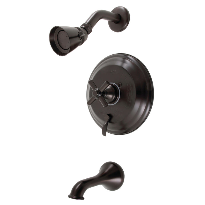 Kingston Brass KB36350EX Single-Handle Tub and Shower Faucet, Oil Rubbed Bronze