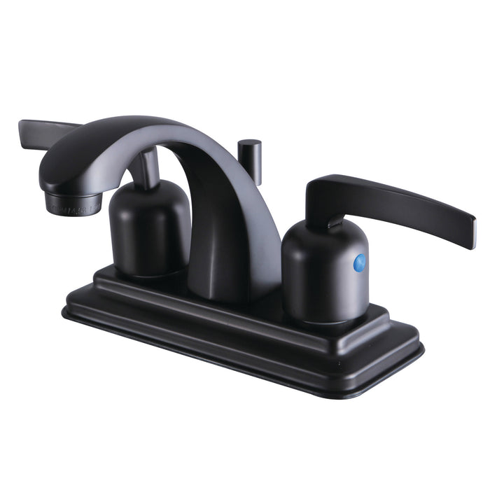 Kingston Brass KB4645EFL 4 in. Centerset Bathroom Faucet, Oil Rubbed Bronze