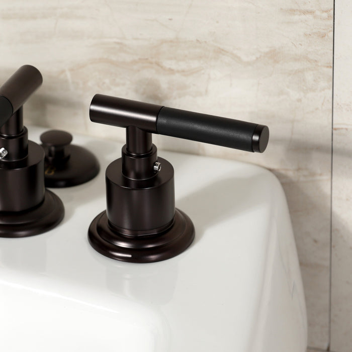 Kingston Brass KB6325CKL Kaiser Three-Handle Bidet Faucet, Oil Rubbed Bronze