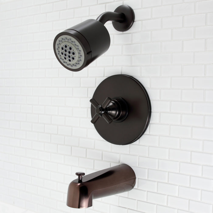 Kingston Brass KB6695EX Elinvar Tub and Shower Faucet, Oil Rubbed Bronze