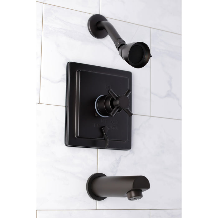 Kingston Brass KB86550DX Tub and Shower Faucet, Oil Rubbed Bronze