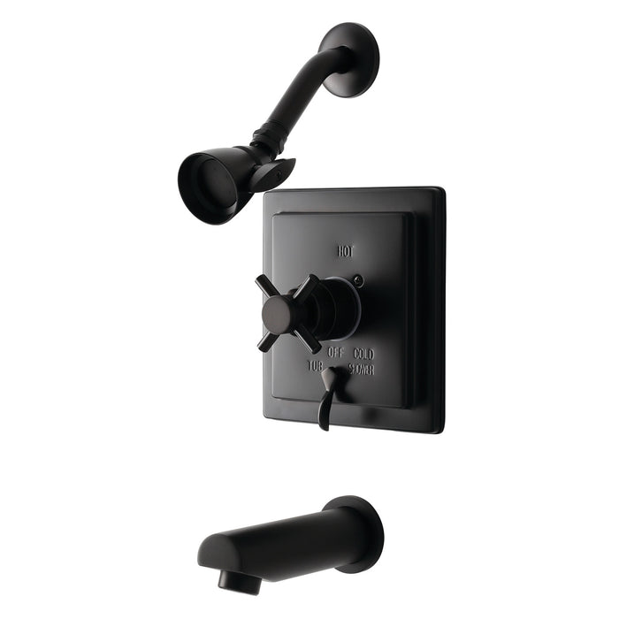 Kingston Brass KB86550DX Tub and Shower Faucet, Oil Rubbed Bronze