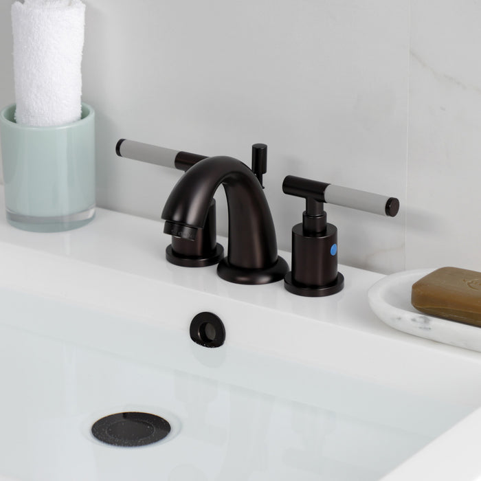 Kingston Brass KB8915CKL Kaiser Widespread Bathroom Faucets with Pop-Up Drain, Oil Rubbed Bronze