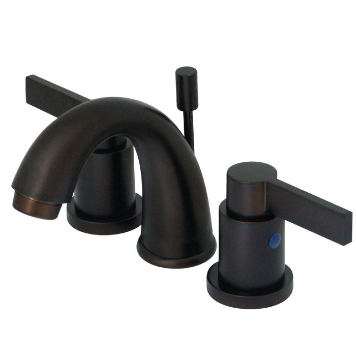 Kingston Brass KB8915NDL NuvoFusion Widespread Bathroom Faucet, Oil Rubbed Bronze