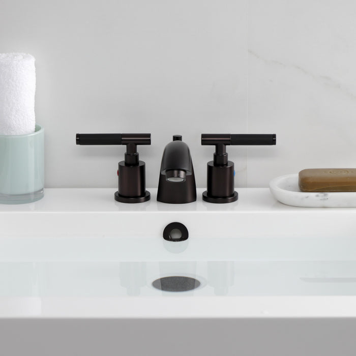 Kingston Brass KB8955CKL Kaiser Mini-Widespread Bathroom Faucet with Pop-Up Drain, Oil Rubbed Bronze