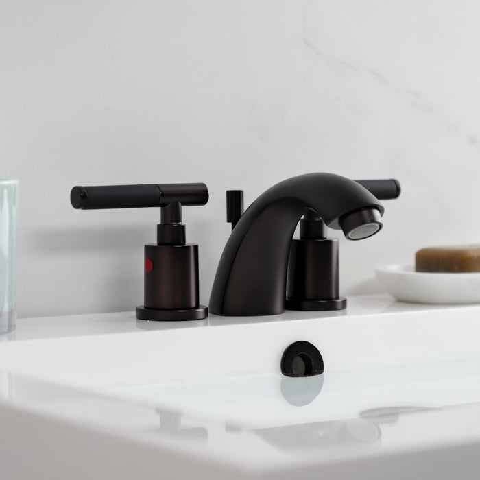 Kingston Brass KB8955CKL Kaiser Mini-Widespread Bathroom Faucet with Pop-Up Drain, Oil Rubbed Bronze