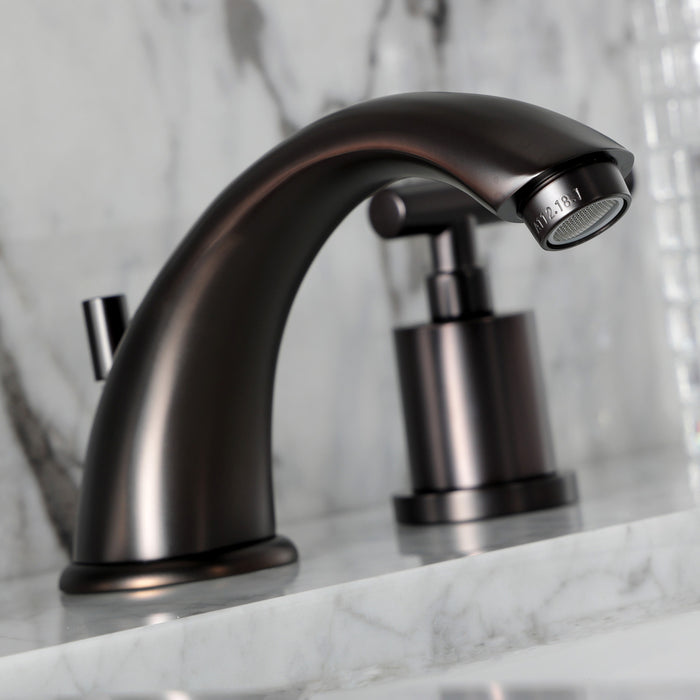 Kingston Brass KB8965CML Manhattan Widespread Bathroom Faucets with Pop-Up Drain, Oil Rubbed Bronze