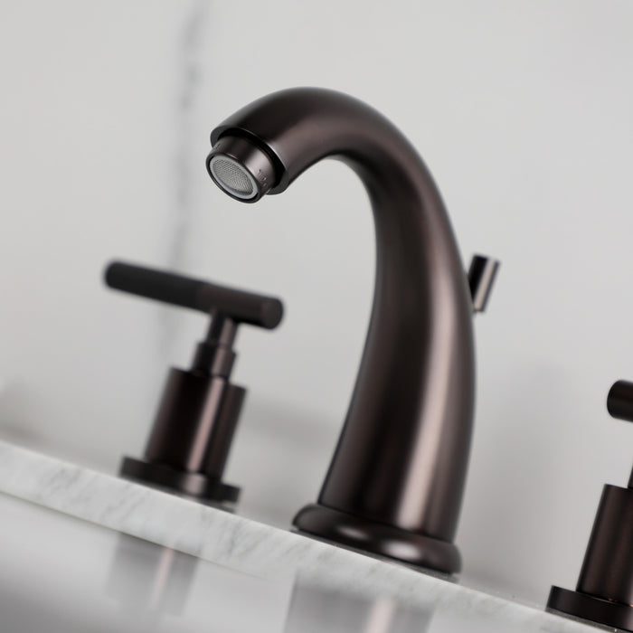 Kingston Brass KB8985CKL Kaiser Widespread Bathroom Faucets with Pop-Up Drain, Oil Rubbed Bronze