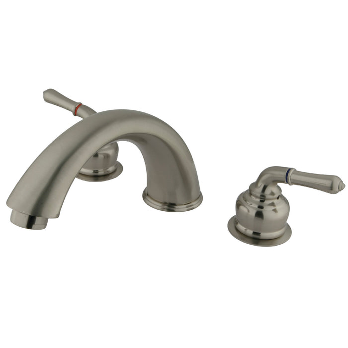 Kingston Brass KC368 Magellan Two-Handle Roman Tub Faucet, Brushed Nickel