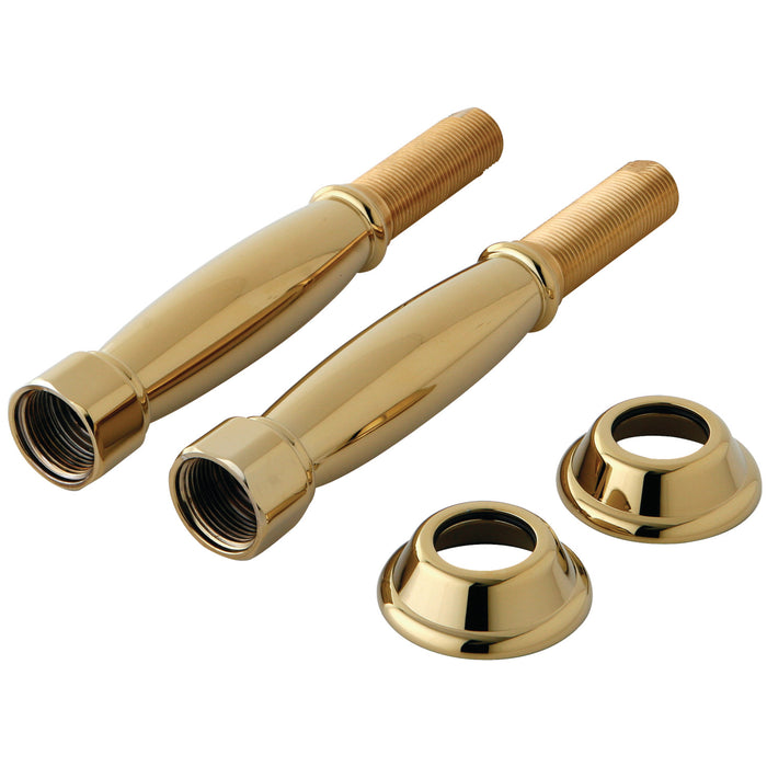 Kingston Brass KS1072EXT 6" Riser for KS1072 Series Vessel Sink Faucet, Polished Brass