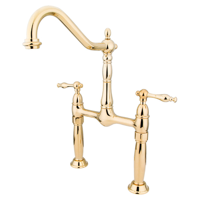 Kingston Brass KS1072NL Vessel Sink Faucet, Polished Brass