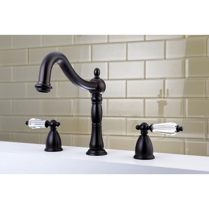 Kingston Brass KS1345WLL Wilshire Two-Handle Roman Tub Faucet, Oil Rubbed Bronze