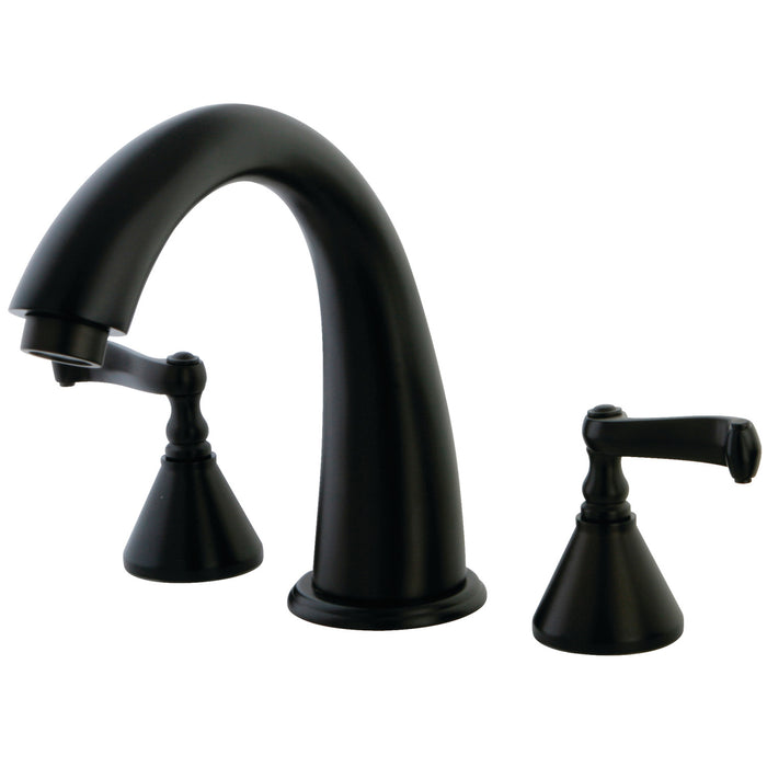 Kingston Brass KS2365FL Roman Two-Handle Roman Tub Faucet, Oil Rubbed Bronze