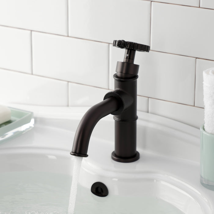 Kingston Brass KS2825CG Fuller Single-Handle Bathroom Faucet with Push Pop-Up, Oil Rubbed Bronze