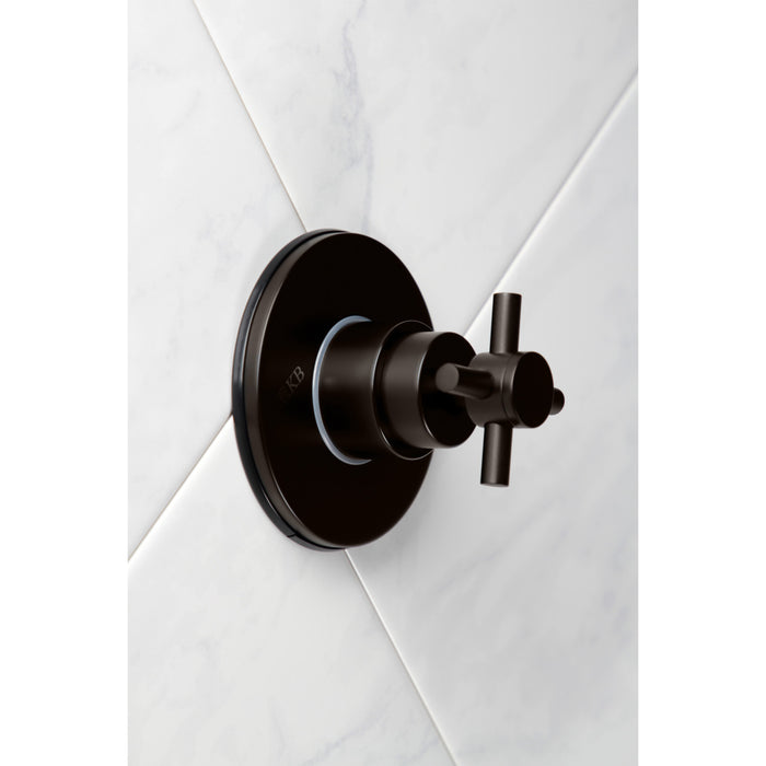 Kingston Brass KS3035DX Concord 3-Way Diverter Valve with Trim Kit, Oil Rubbed Bronze