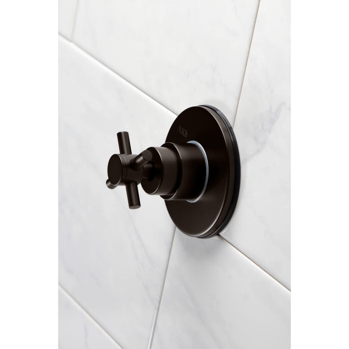 Kingston Brass KS3035DX Concord 3-Way Diverter Valve with Trim Kit, Oil Rubbed Bronze