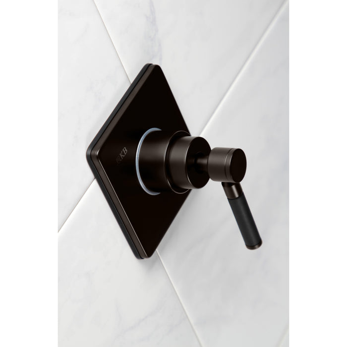 Kingston Brass KS3045DKL Kaiser 3-Way Diverter Valve with Trim Kit, Oil Rubbed Bronze