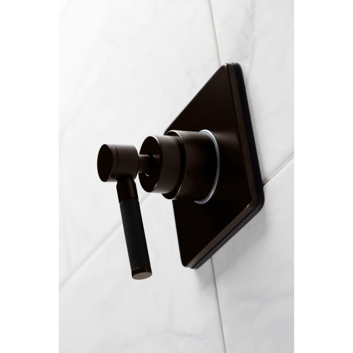 Kingston Brass KS3045DKL Kaiser 3-Way Diverter Valve with Trim Kit, Oil Rubbed Bronze