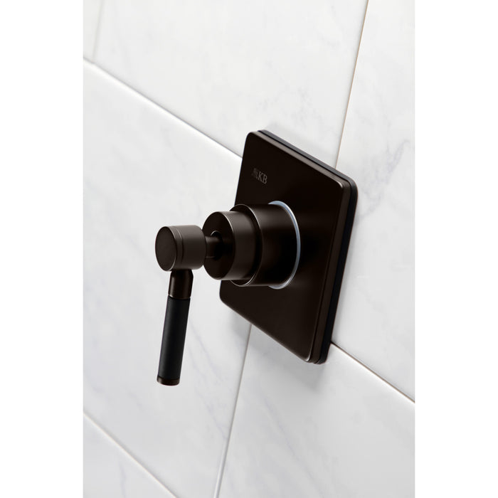 Kingston Brass KS3045DKL Kaiser 3-Way Diverter Valve with Trim Kit, Oil Rubbed Bronze